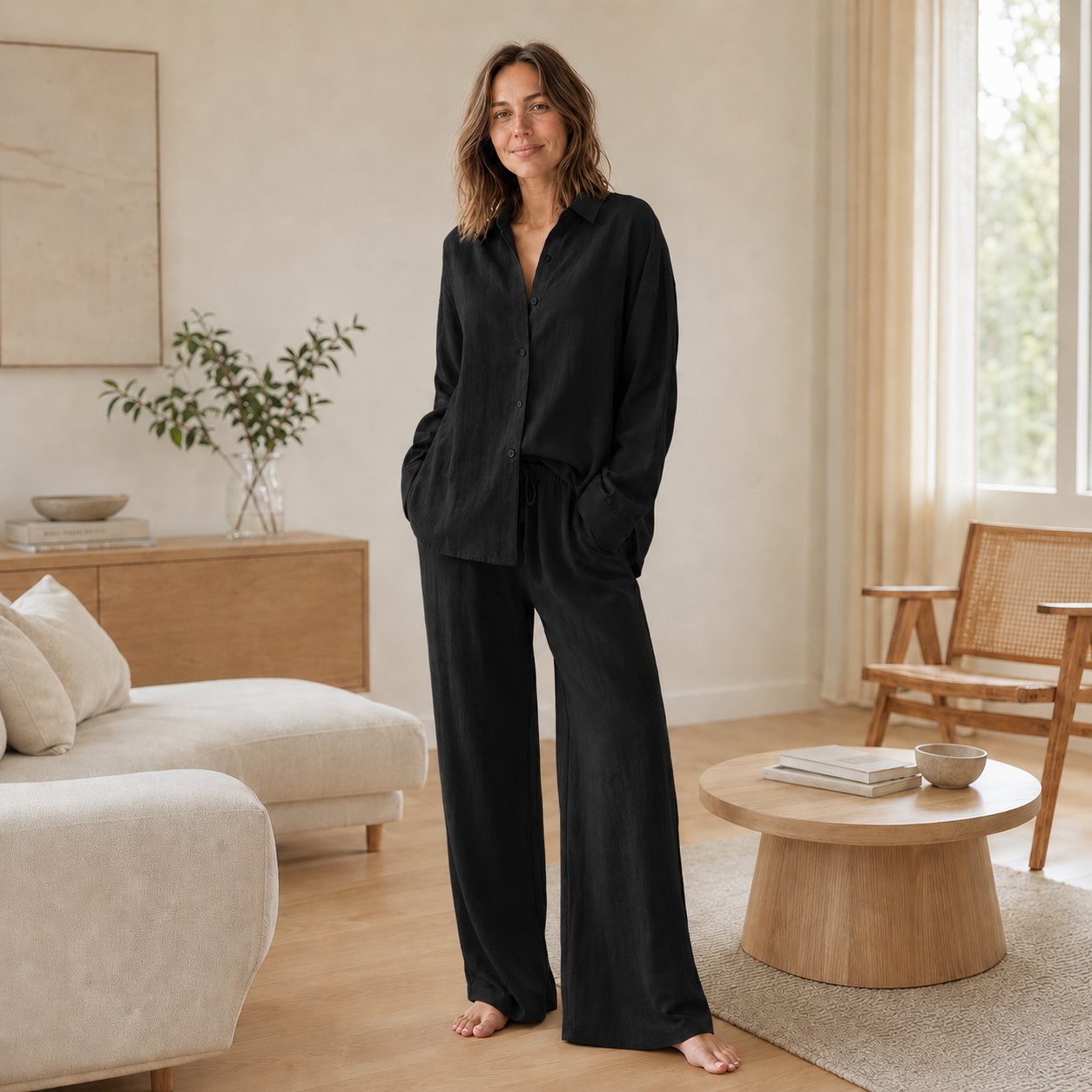Loungewear-set Liora – Blouse & broek