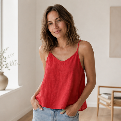 Top met bandjes Smilla – Luchtig-licht voor hete dagen