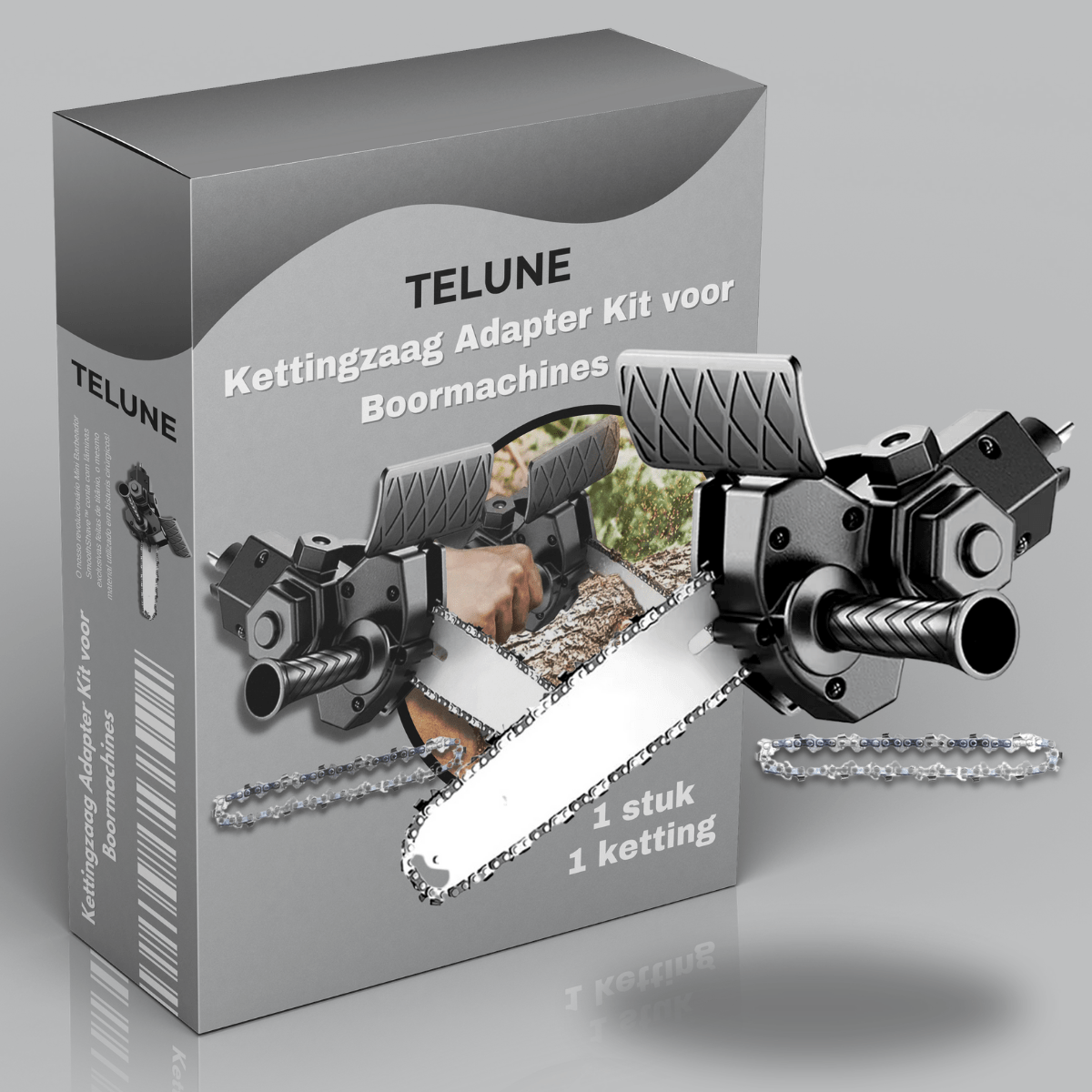 チェーンソー アダプターキット｜電動ドリル用 - Telune