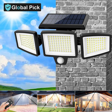 ルミガード｜人感センサー付き ソーラーLED投光器