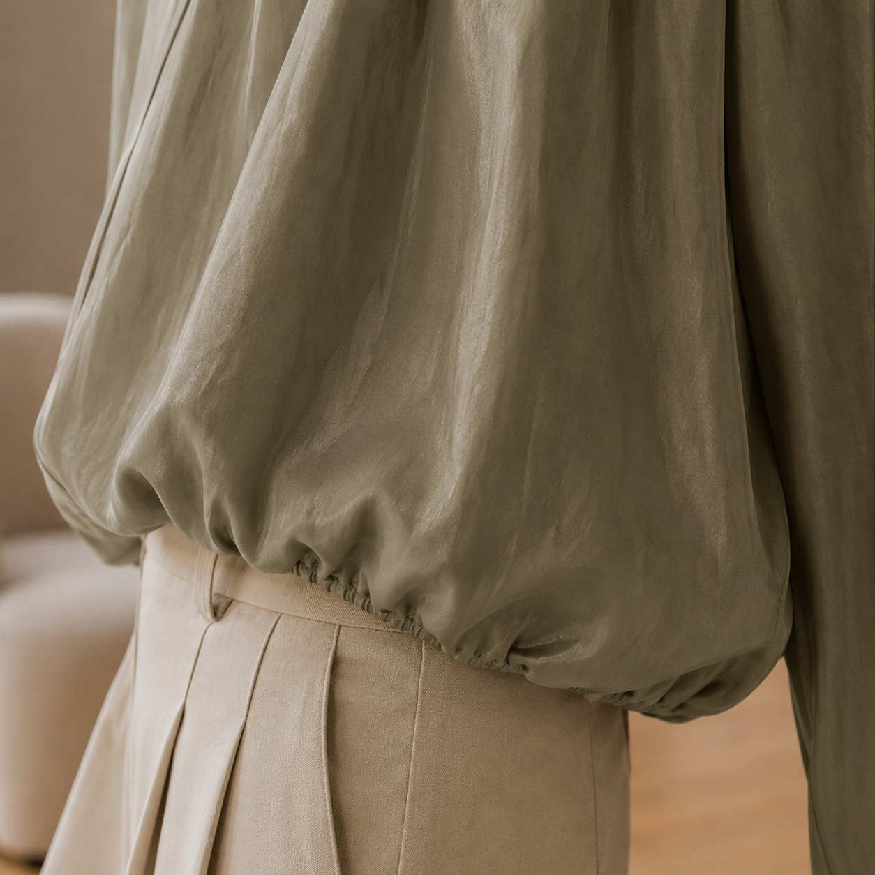 Oversized blouse Lotte – Pofmouwen & ballonzoom