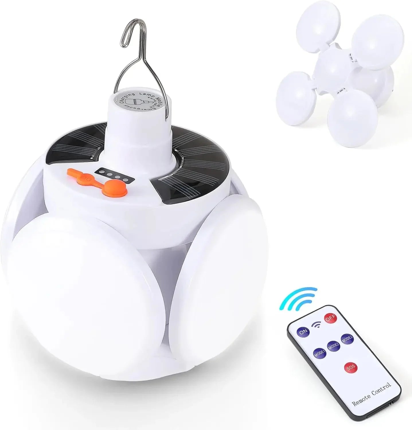 フォールドグレイズ｜折りたたみ式 2in1 ソーラーランプ - Telune