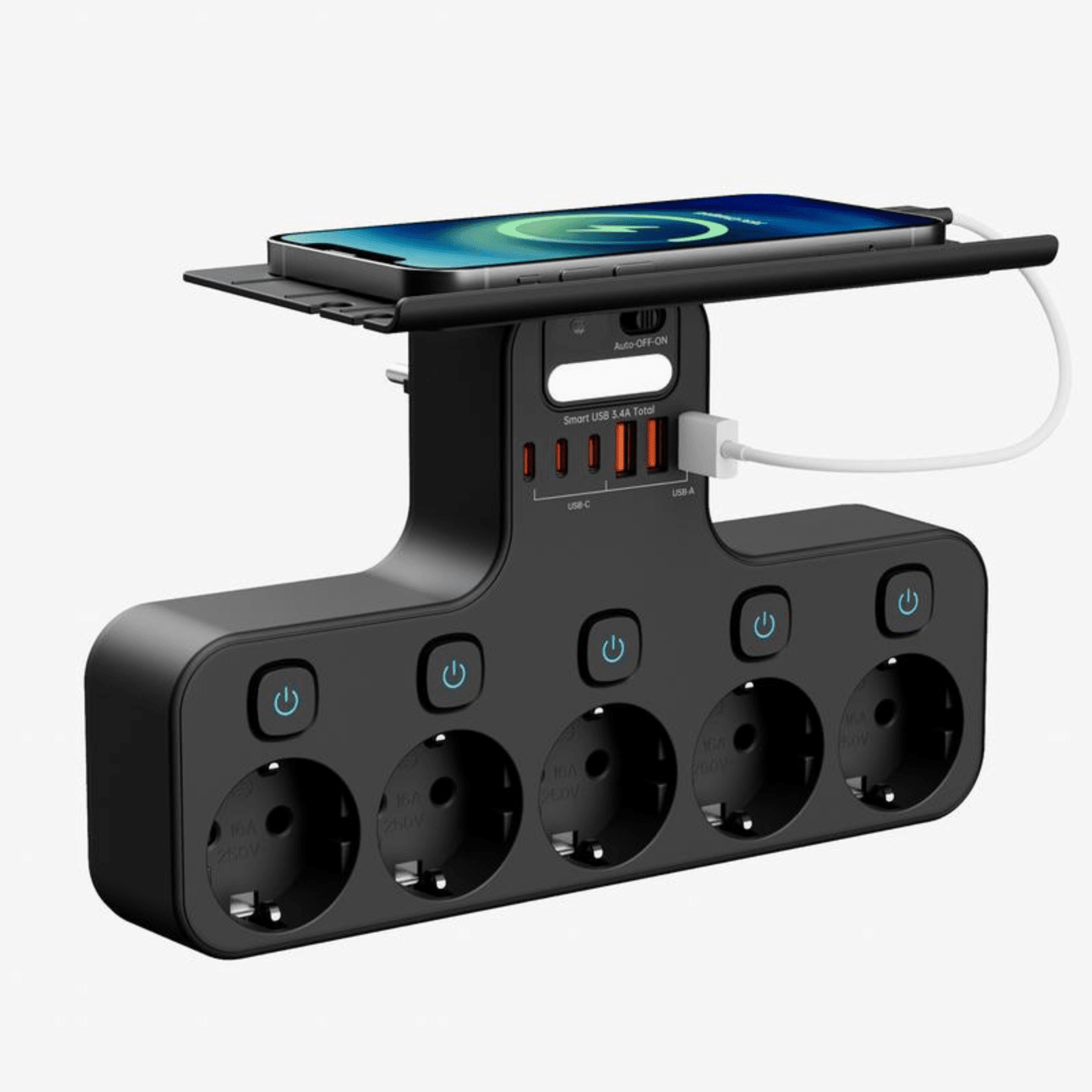 ボルトドック｜USB-C搭載 スマート電源タップ - Telune